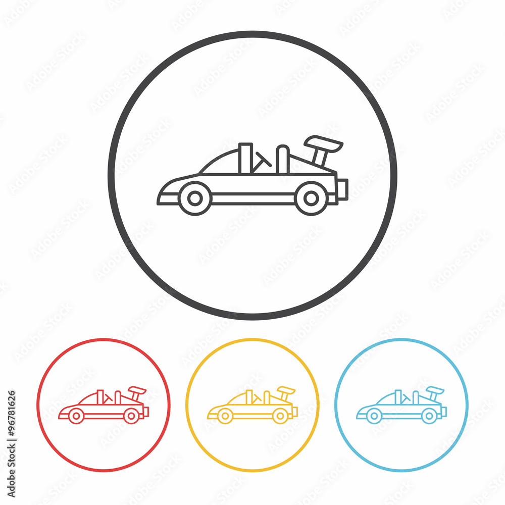 toy car icon toy car icon