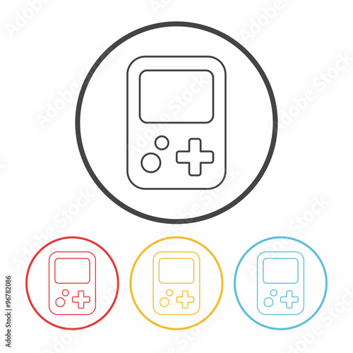 toy game consoles icon © vectorchef
