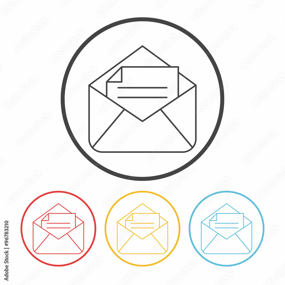 e-mail line icon e-mail line icon
