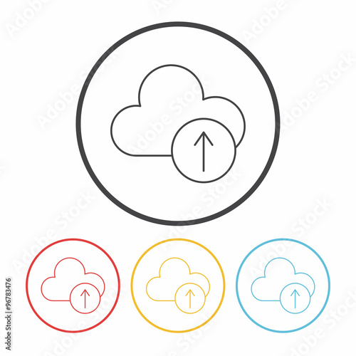 i-cloud line icon