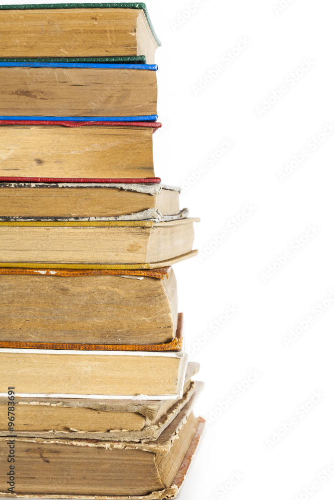 Fototapeta premium Old hardback books