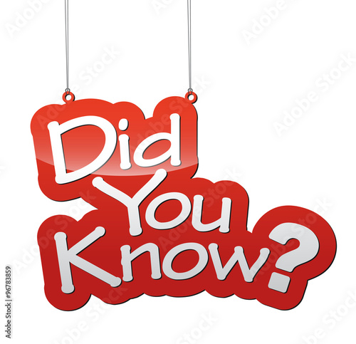 red tag vector background did you know