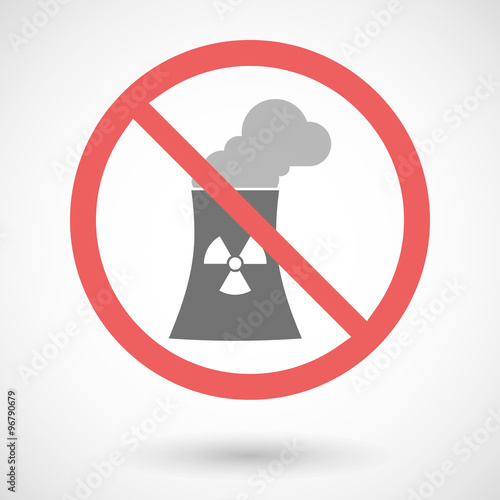 Forbidden vector signal with a nuclear power station