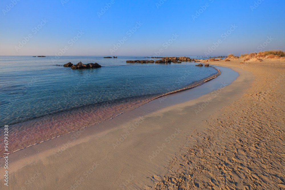 Elafonisi  beach. Crete, Greece