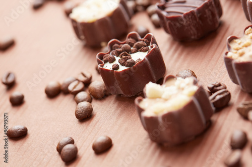 delicious chocolate candies