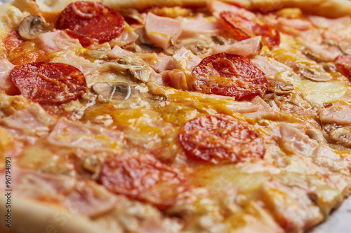 pizza close up