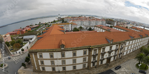 Vista aérea de La Coruña, España. photo