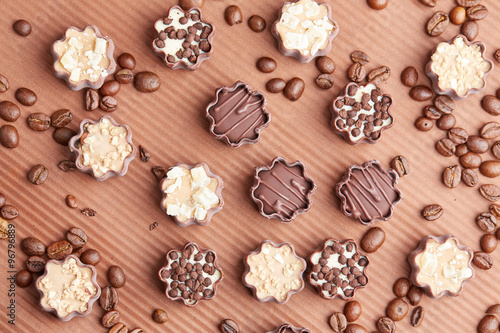 delicious chocolate candies