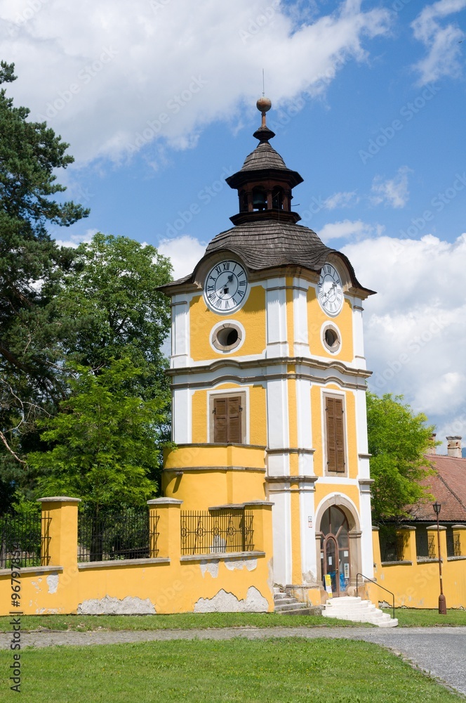 Spisska Kapitula - clock tower, northern Slovakia