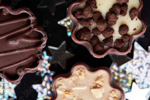 delicious chocolate candies