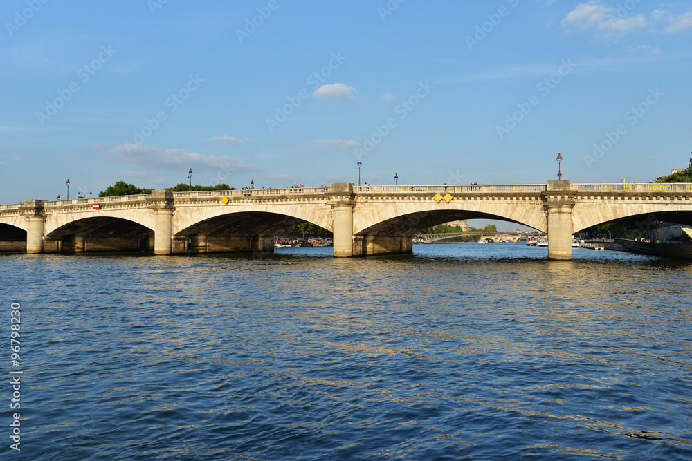 Paris and Seine river 