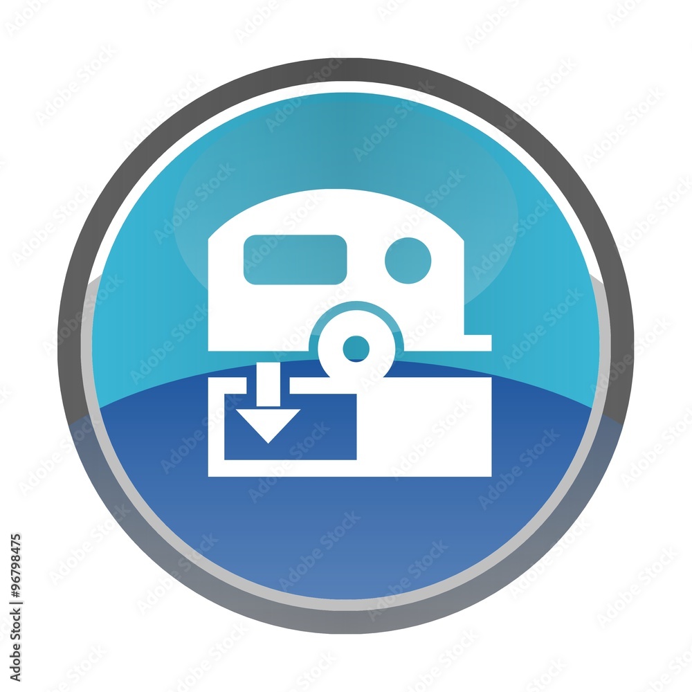Vidange caravane dans un bouton Vidange caravane dans un bouton