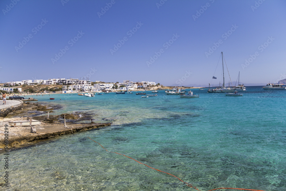 Coastal village on the cyclades, Greece