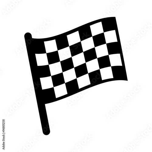 checkered (chequered) flag icon for sports websites