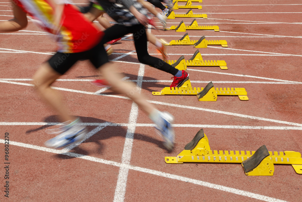 sprint start Stock-Foto | Adobe Stock
