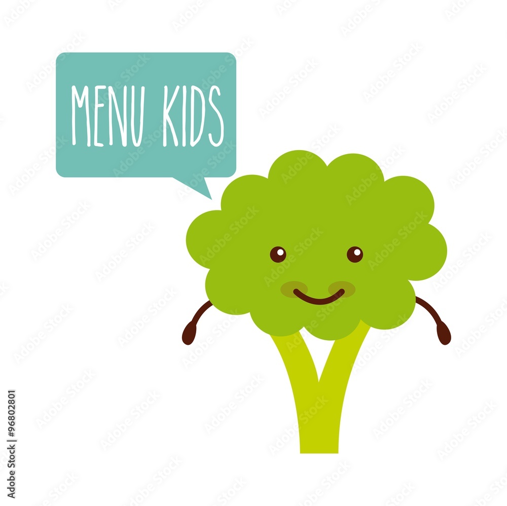 Fototapeta premium kids menu design 