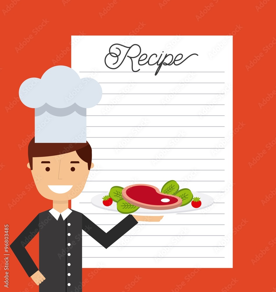people cooking design 