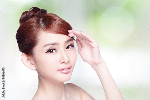 beautiful Skin care woman Face