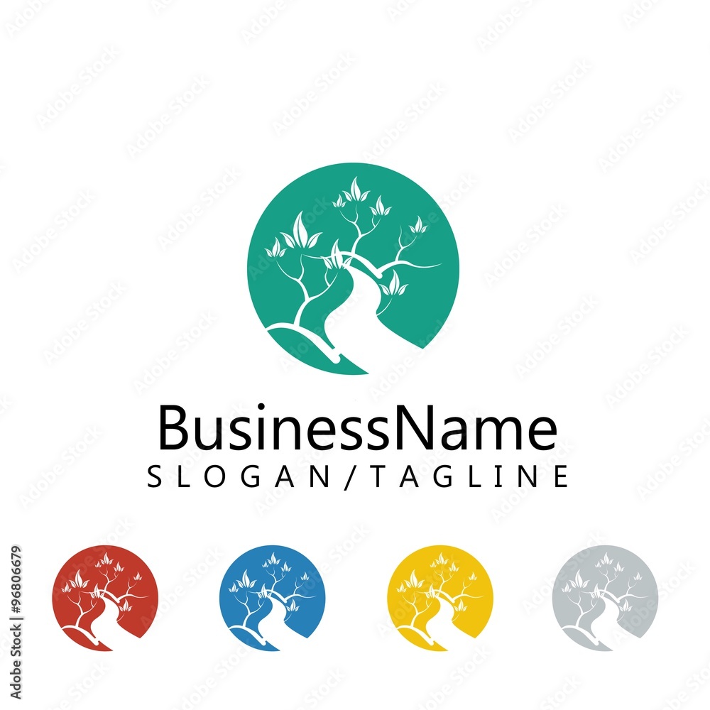 floral leaf logo logo icon Vector floral leaf logo logo icon Vector