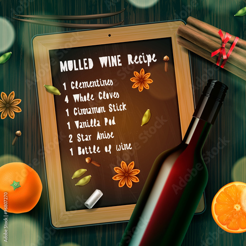 Christmas drink mulled wine