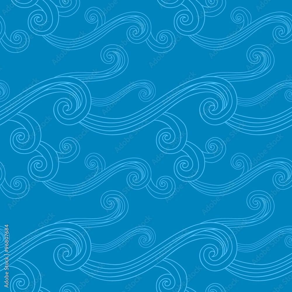 Seamless background with curved lines Seamless background with curved lines