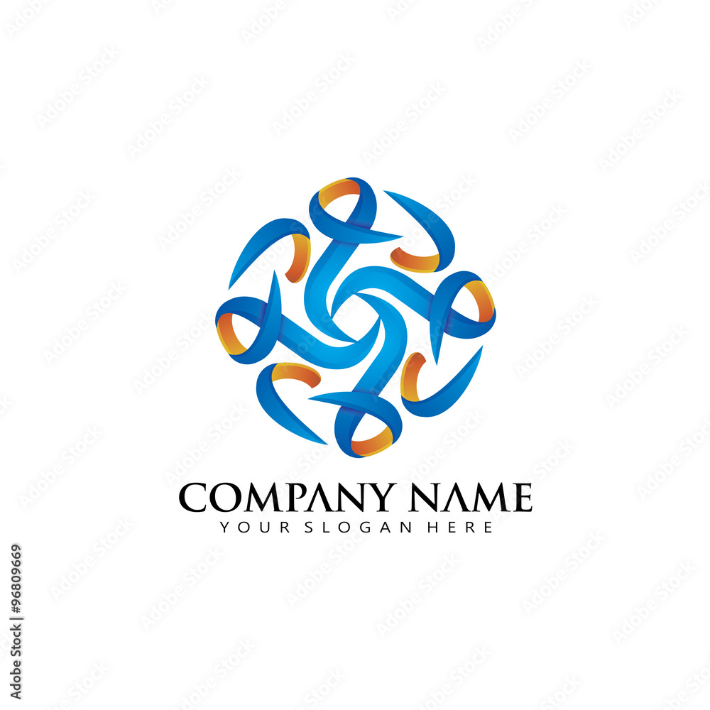 3D Abstract Logo Icon