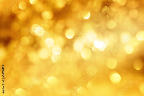 Abstract the gold light for holidays background