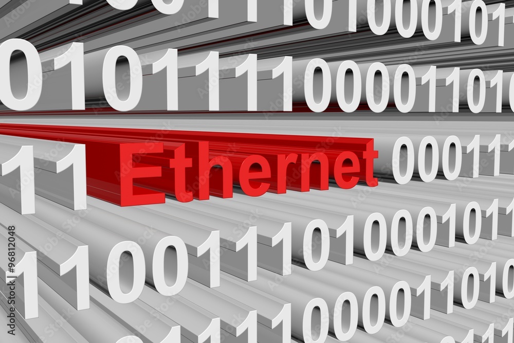 Standard Ethernet is presented in the form of binary code