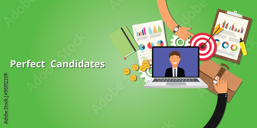 perfect and best employee or candidate