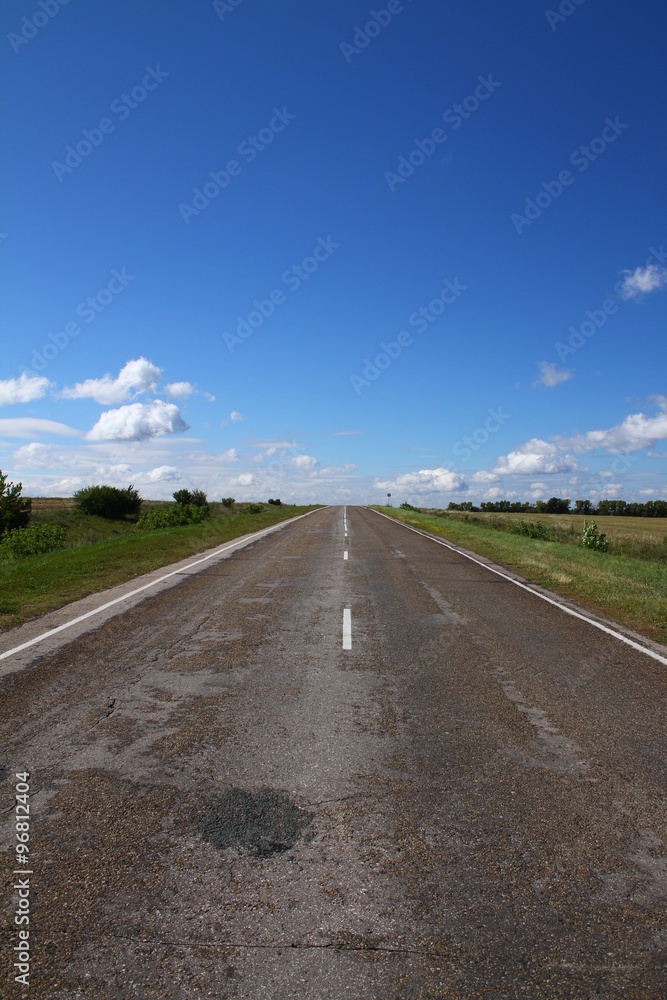 Old road. Russia, Chuvash Republic