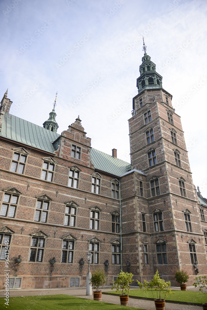 Rosenborg Castle in Copenhagen, Denmark.