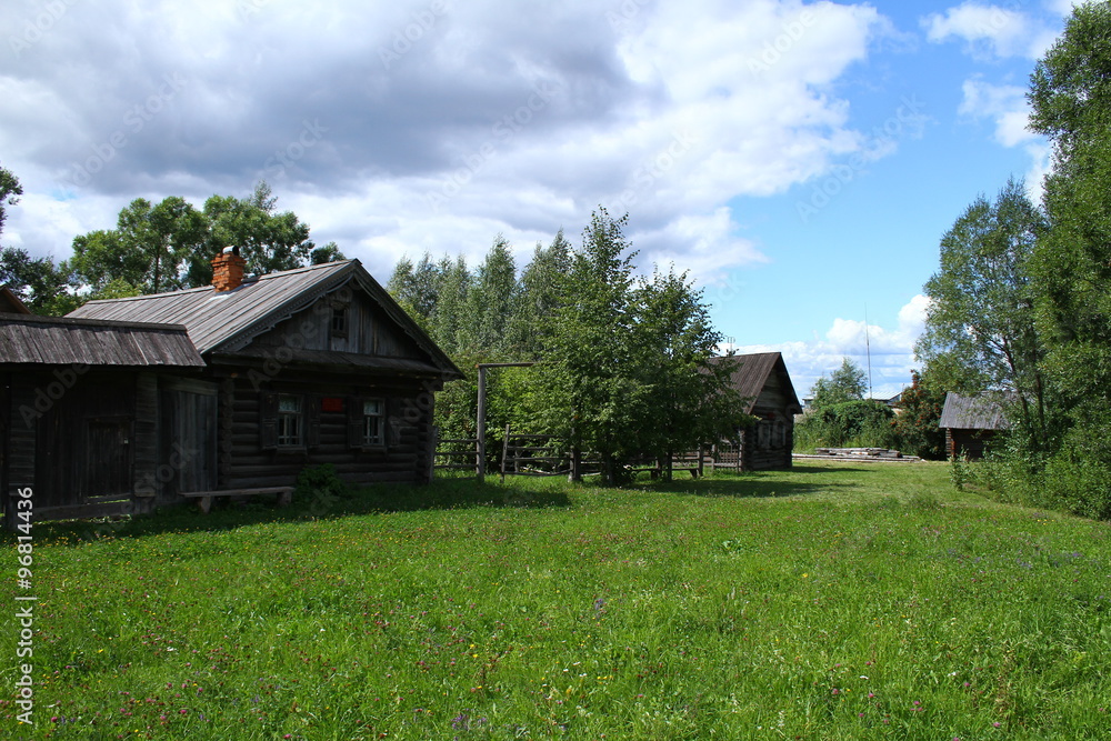 Old Chuvash village. Russia, Chuvash Republic