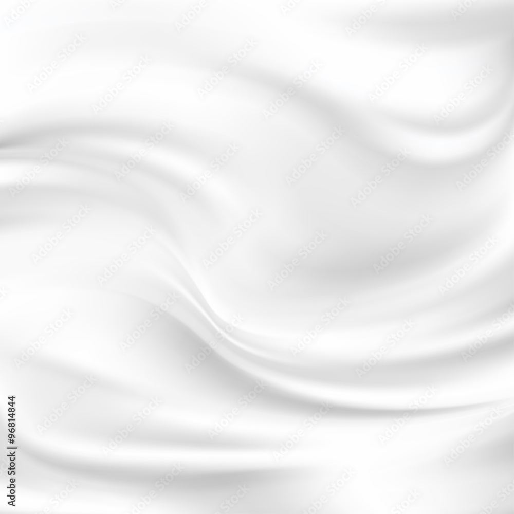 Obraz premium Abstract Vector Texture, White Silk