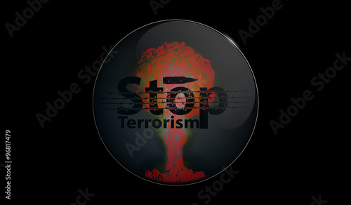 illustration stop terrorism