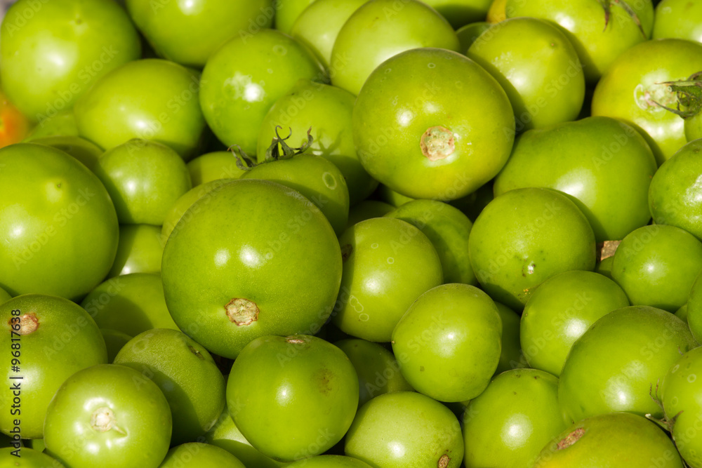 Background of groups of immature tomato market. Agriculture Background of groups of immature tomato market. Agriculture
