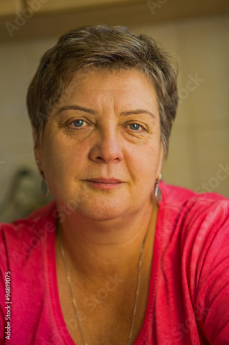Portrait of a middle aged woman