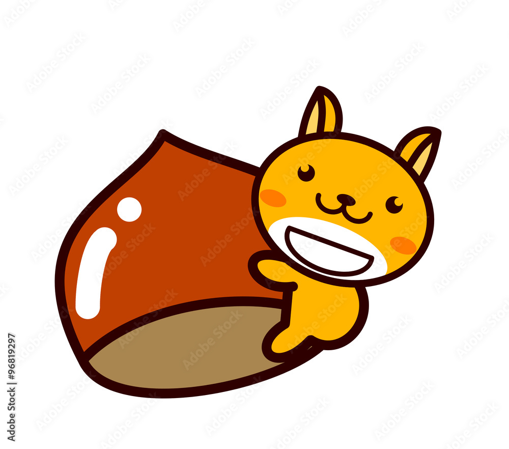 栗と動物シリーズ 栗と動物シリーズ