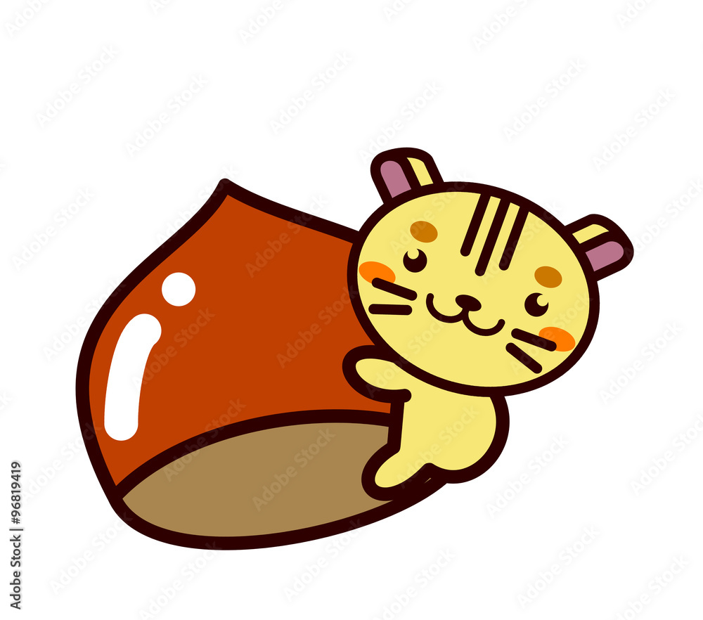 栗と動物シリーズ 栗と動物シリーズ