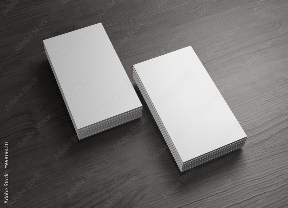 2 stack of chinese business cards of wood table 2 stack of chinese business cards of wood table
