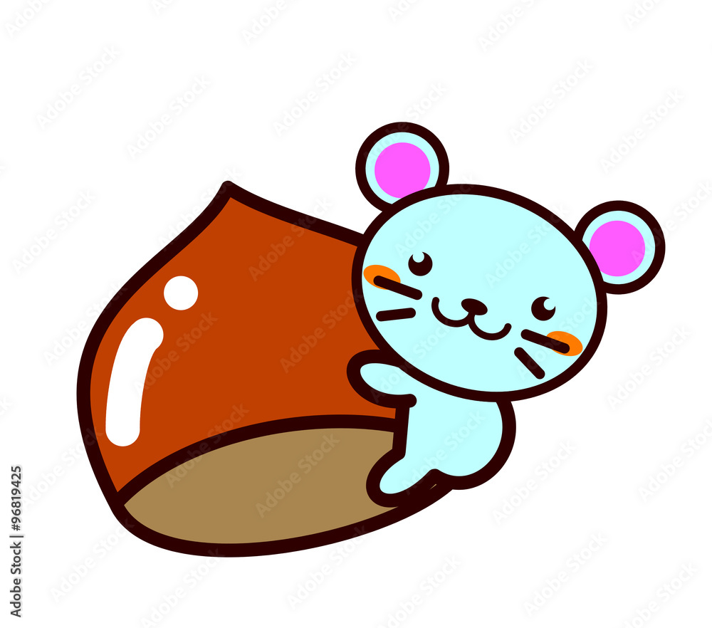 栗と動物シリーズ 栗と動物シリーズ