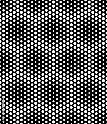 Vector modern seamless sacred geometry pattern dots, black and white abstract geometric background, pillow print, monochrome retro texture, hipster fashion design