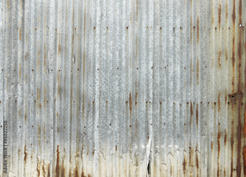 Old damage rusty zinc plat wall Old damage rusty zinc plat wall