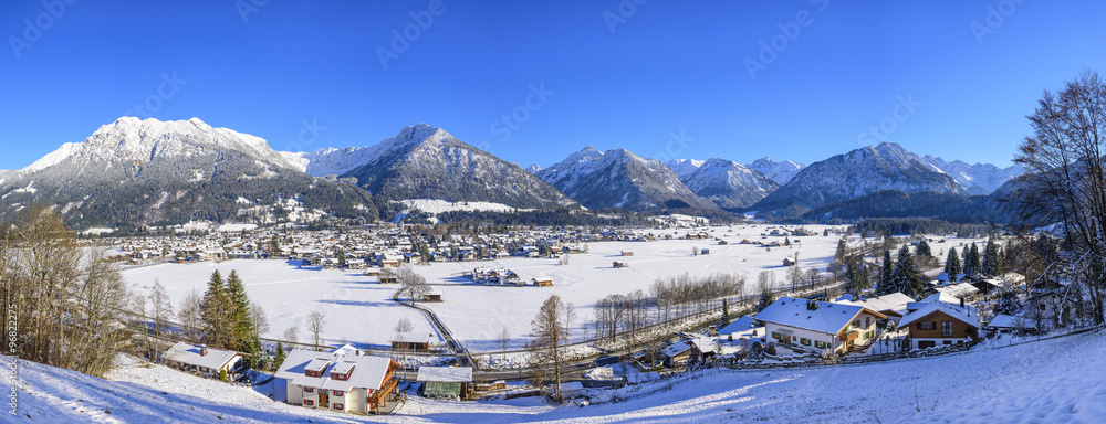 winterliche Stimmung im Oberallgäu bei Oberstdorf