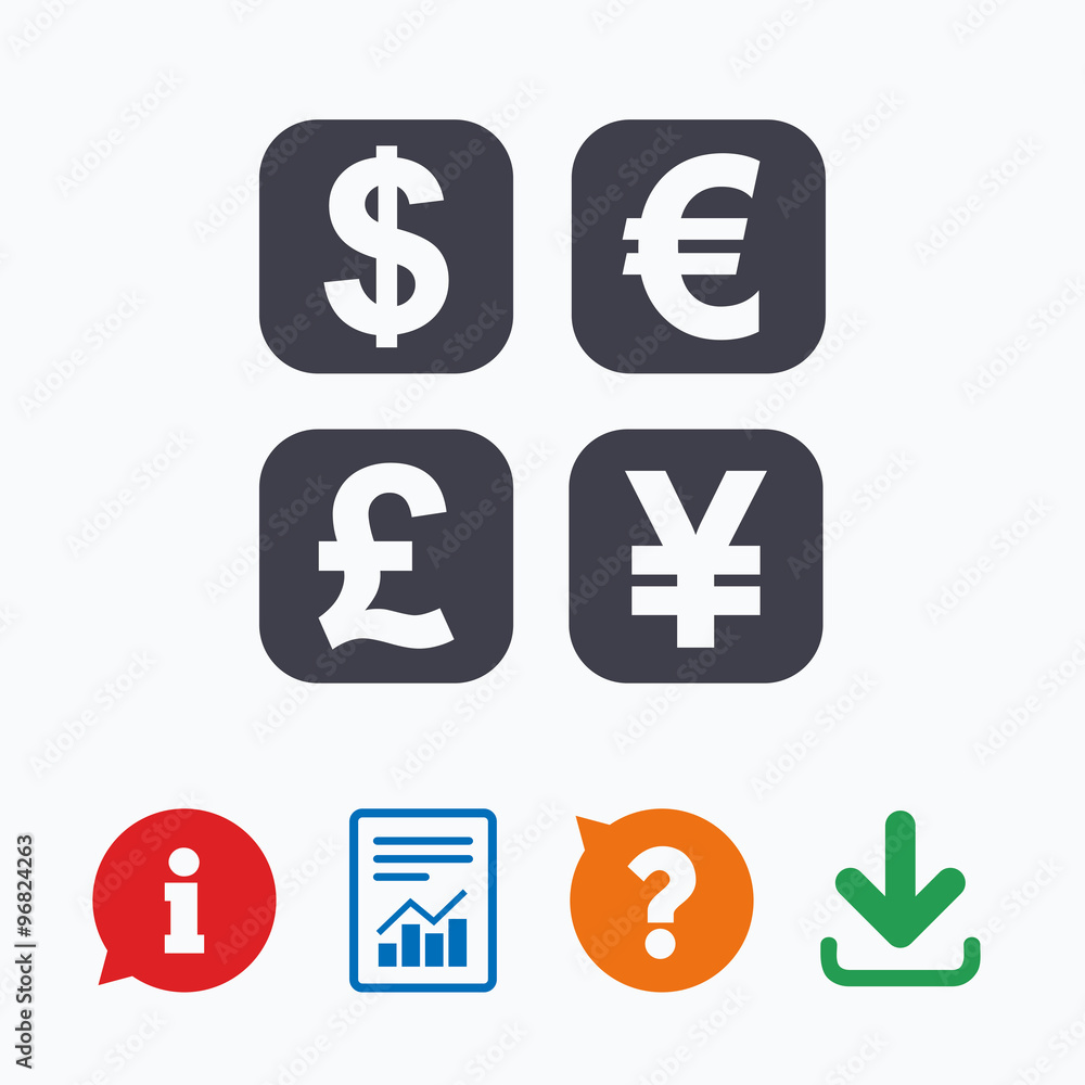 Currency exchange sign icon. Money converter Currency exchange sign icon. Money converter