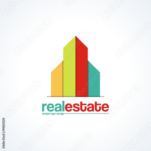 Real Estate Logo - Simple Logo Design of Real Estate