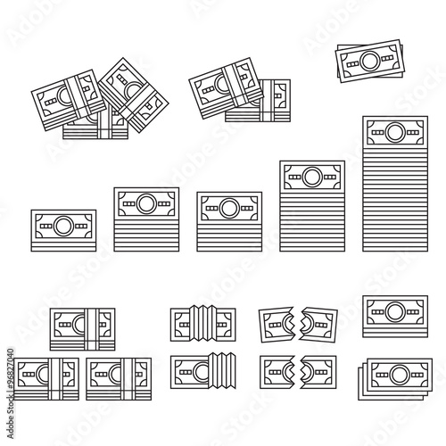 Linear banknotes