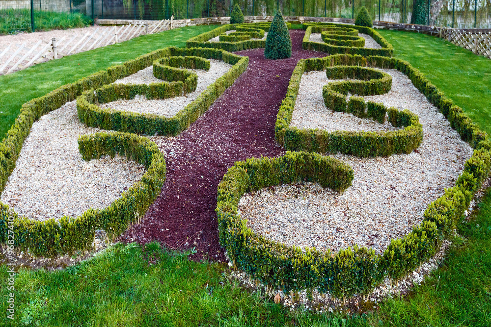 The spring public park in Loches town (France) The spring public park in Loches town (France)