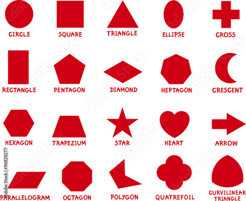 Valokuva education basic geometric shapes