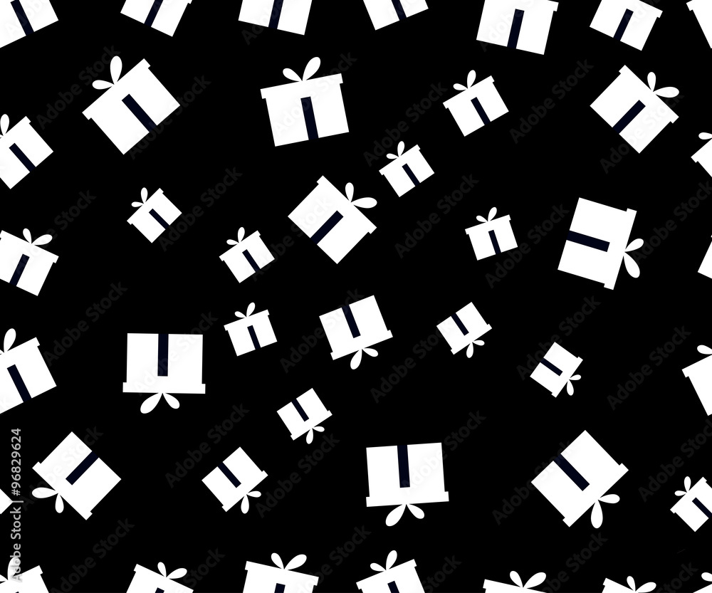 Seamless pattern. The pattern of gift boxes. Festive pattern for Seamless pattern. The pattern of gift boxes. Festive pattern for