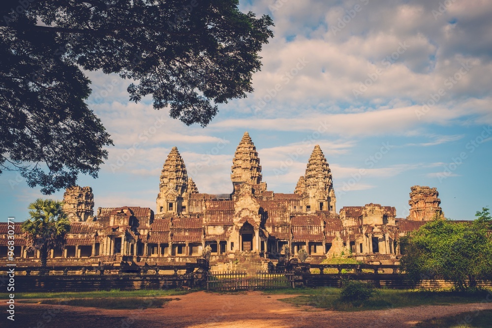 Fototapeta premium Prasat Bayon Temple in Angkor Thom, near Siem Reap, Cambodia